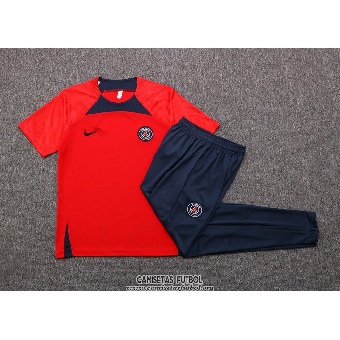 Chandal del Paris Saint-Germain Manga Corta 2022/2023 Rojo